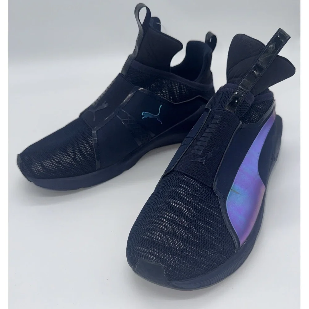 Puma Womens Blue Indigo and‎ Allure Fierce Core Running Shoes Size 7C